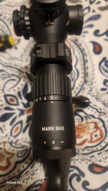 Leupold mark 5  5-25 TMR illuminated reticle 