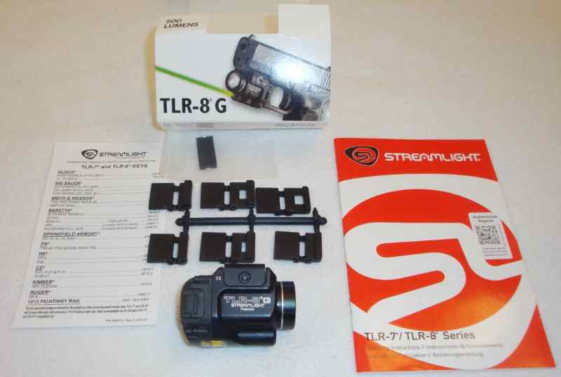 Streamlight TLR-8 G, 500 Lumens, Like New