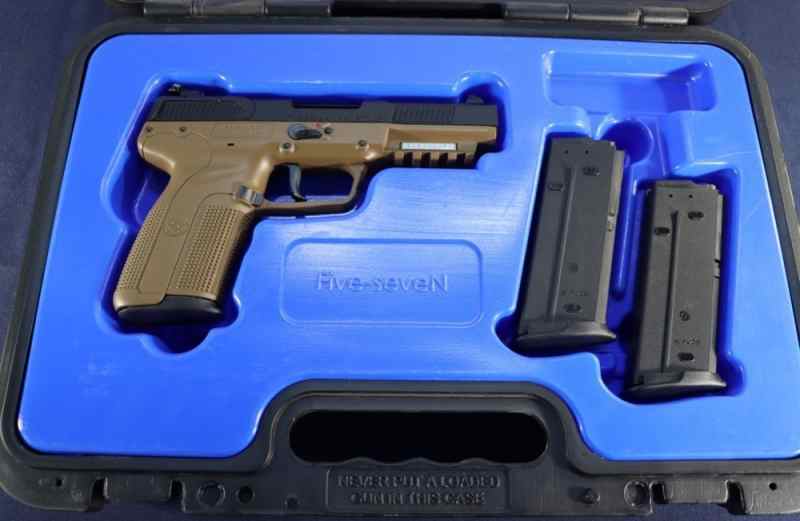 FN Model FIVE SEVEN Pistol 5.7X28MM 20RD FDE