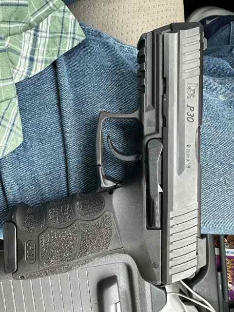 HK P30 9mm Night Sights 5 Mags