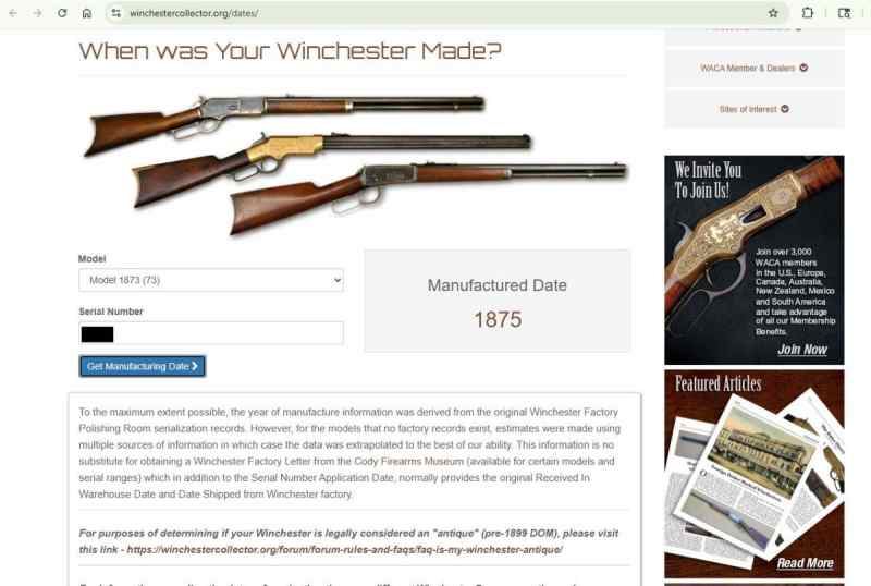 Winchester 1873 .32WCF