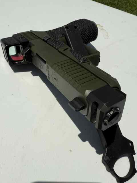 Agency Arms/Sage Dyn Glock 45 Comp, Optic