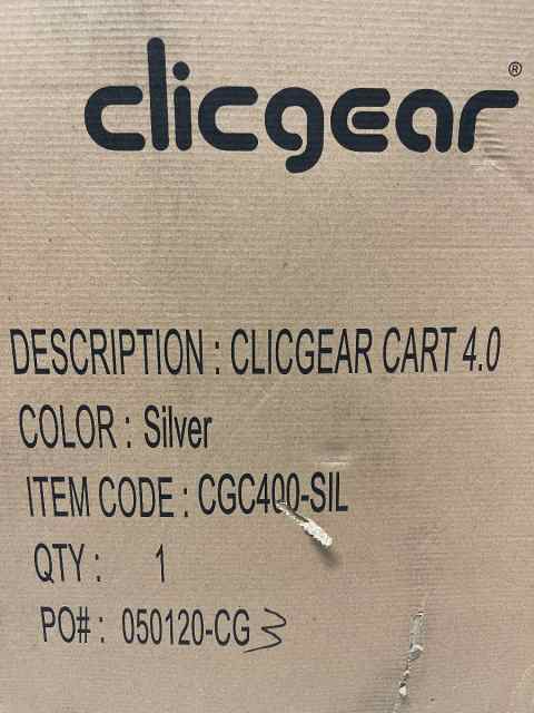 Clicgear 4.0 Silver Golf Push Cart