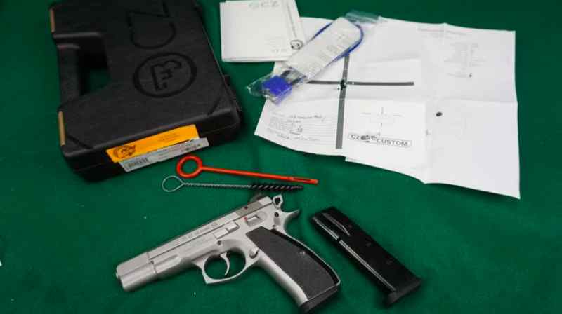 CZ Custom Shop 75B 75 B Matte Stainless 9 9mm