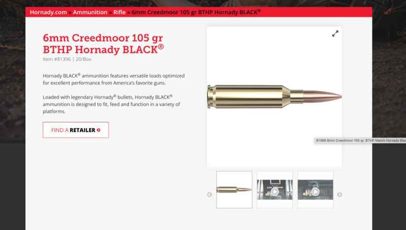 Hornady Black 6mm Creedmoor