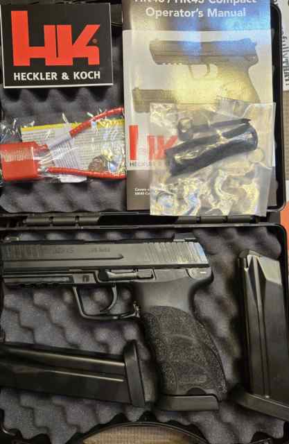 HK  HK45 v7LEM w/Three Mags     Excellent Like New