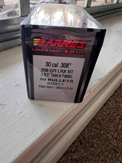 .308 Barnes LRX bullets