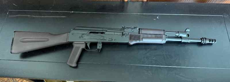 AK74 5.45 Atlantic Arms 14.5 barrel adj gas block
