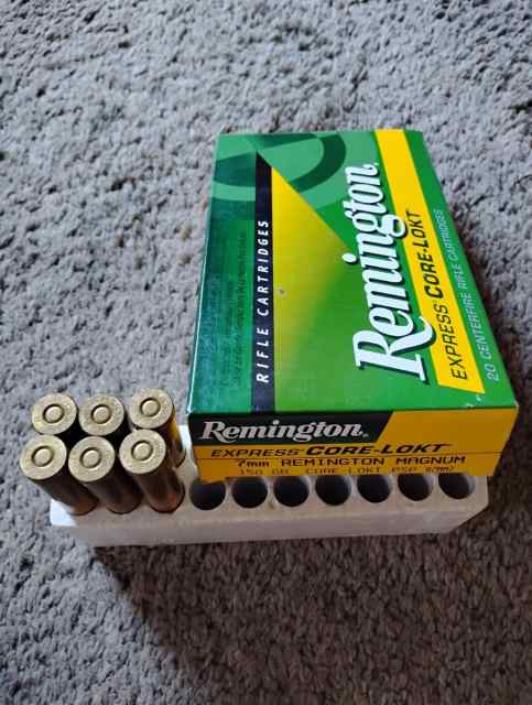 7mm Rem Mag   150 gr Remington Core-lokt