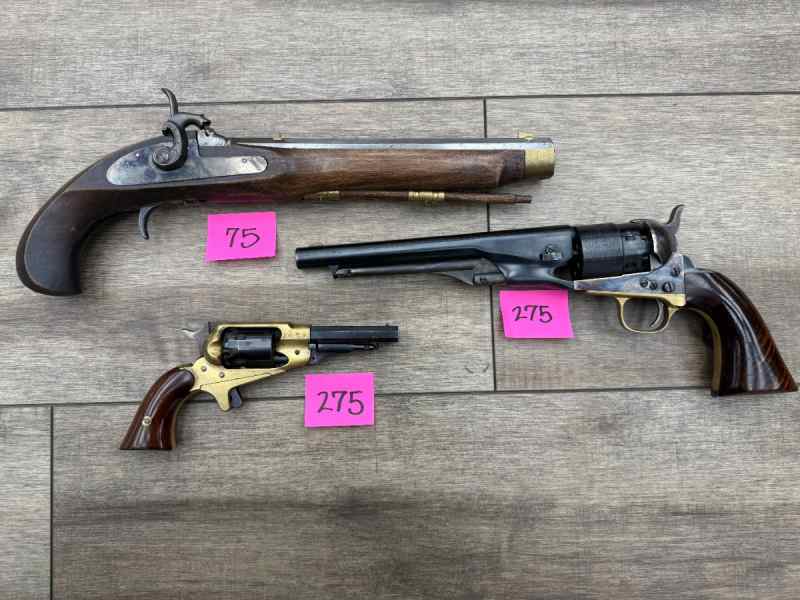 *USED* BLACK POWDER LOT MADE IN ITALY AND SPAIN