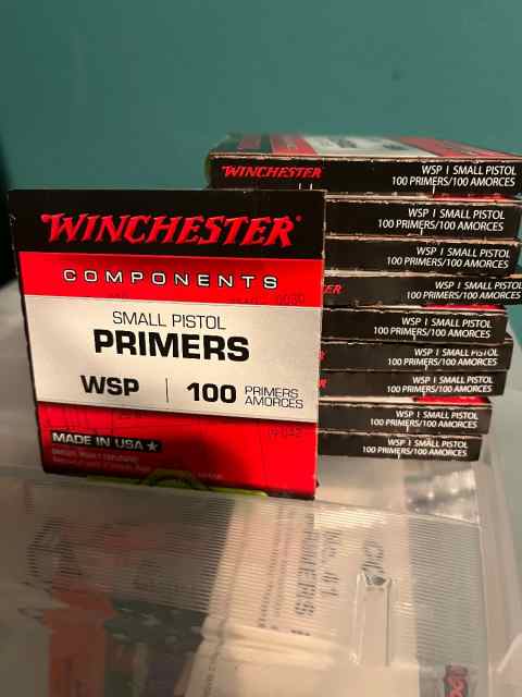 Winchester small pistol primers 1000