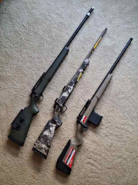 3 threaded barrel rifles