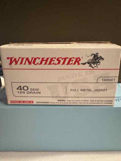 Winchester 40 S&amp;W 100 rounds. 20 cents/rd
