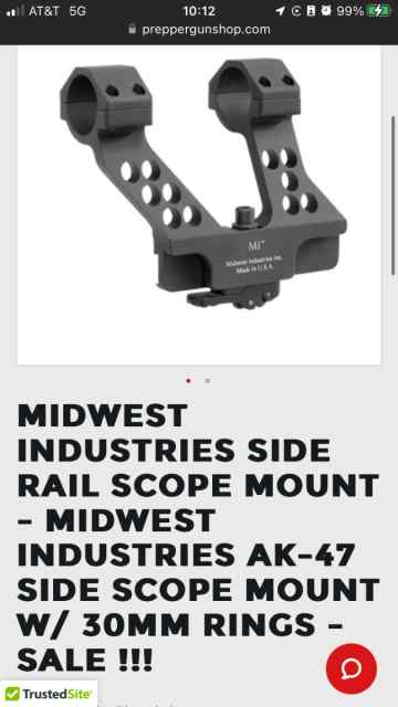 WTB MI 30mm ak side mount gen 1