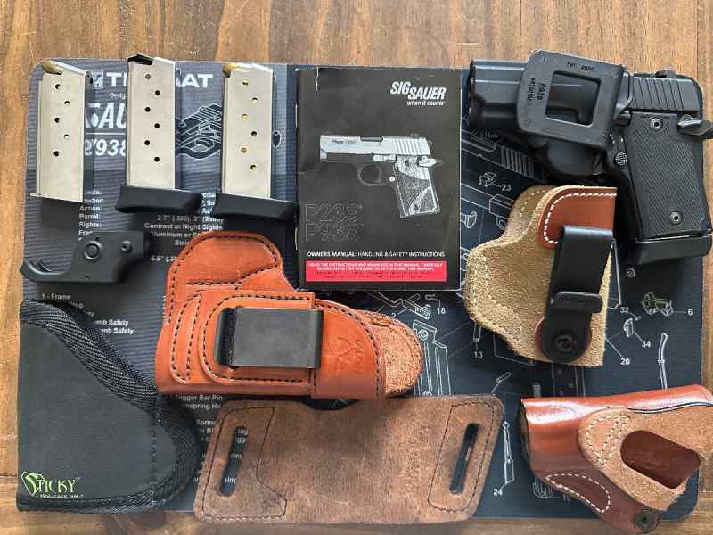 Sig P938 with Ambi-Safety and Night Sights