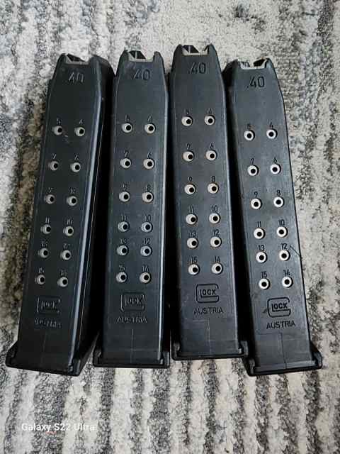 Glock 22 mags 15rd