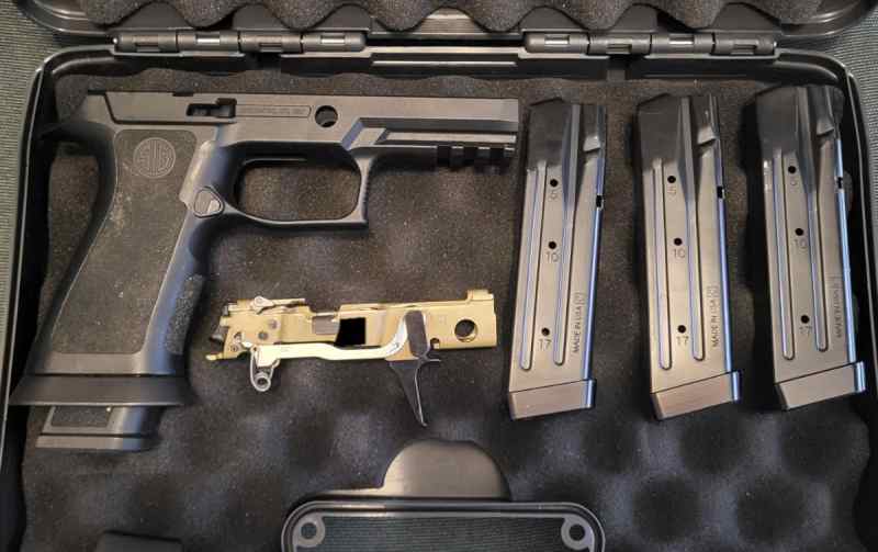 P320 Custom Works FCU, Grip, Magwell, Mags $500