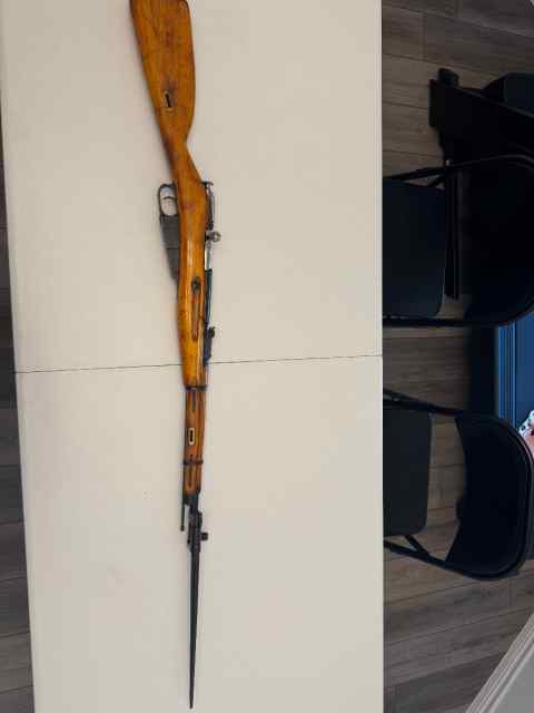 Mosin Nagant 1948r m44 carbine with folding bayone