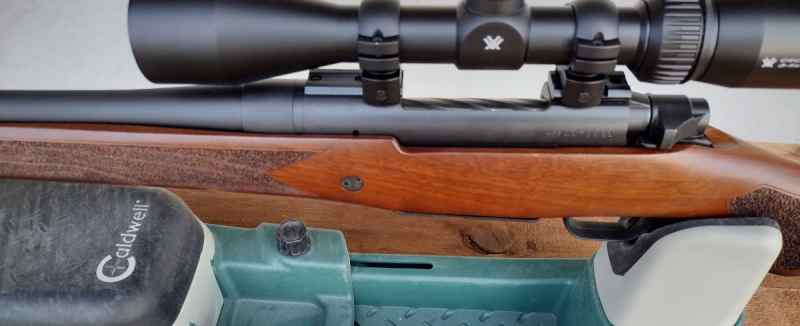 Mossberg Patriot 308 Walnut with Vortex Scope