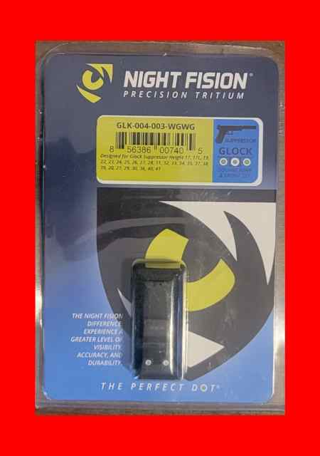 NEW Glock Suppressor Sights Night Fision $115.00