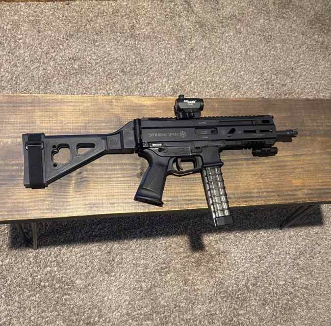 Grand Power Stribog SP9A1 9mm 30rd Pistol w/brace