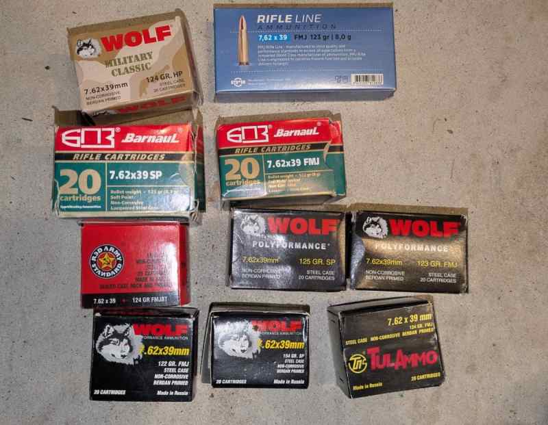 Rare Russian 7.62x39 lot