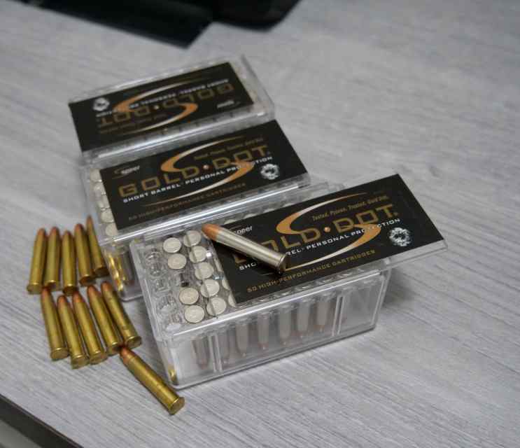 156x Rounds Speer Gold Dot .22 Magnum 