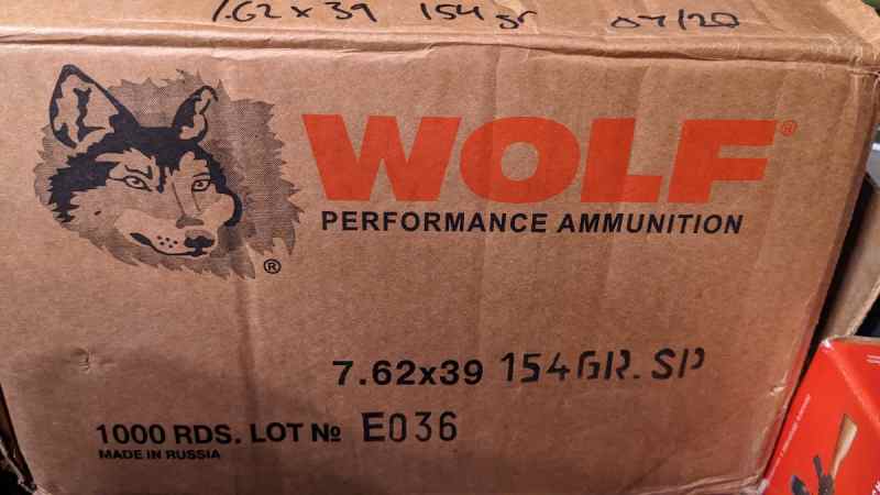 7.62x39 Wolf 154gr Soft Point 
