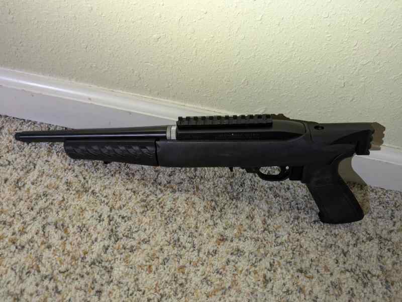 Ruger 22LR Charger Takedown with brace adapter