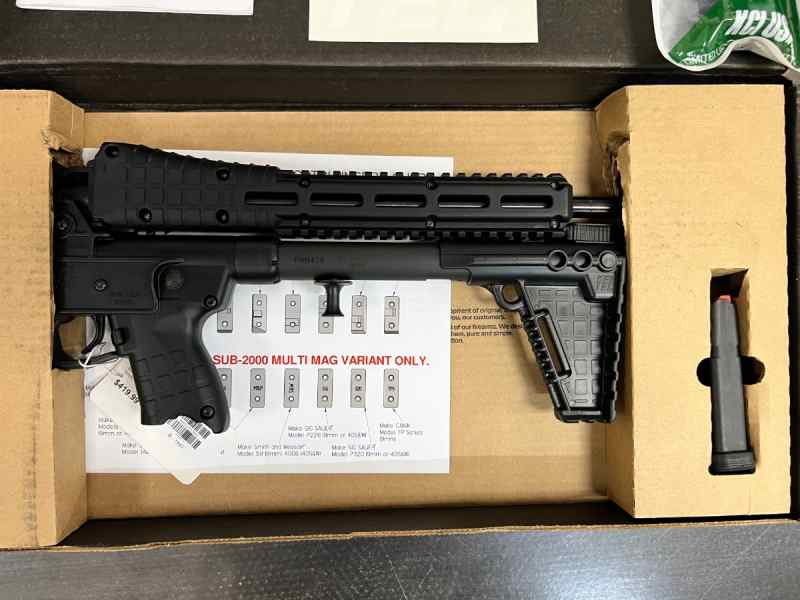 KEL-TEC SUB 2000 9MM GEN2 (WARF ARMS) $349