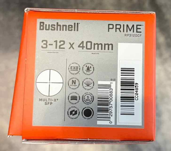 Bushnell Prime 3-12x40 - NIB