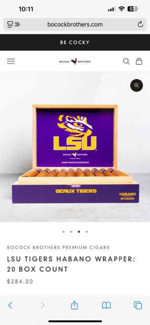 Bocock LSU cigars