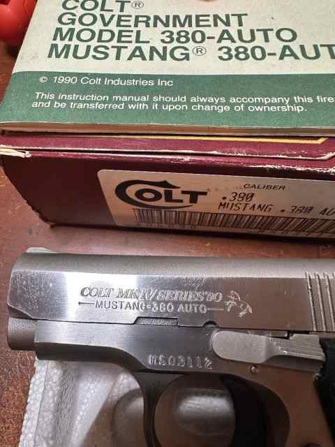 Colt 380 Mustang W/ ammo