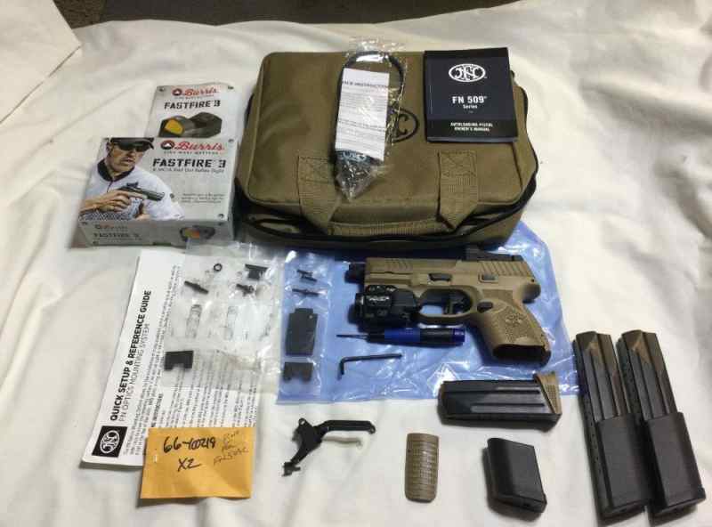 FN 509 COMPACT TACTICAL PISTOL in 9MM 