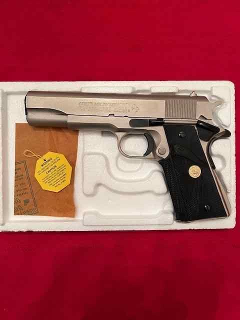 Colt 1911 Electroless Nickel in Orig Box!  $975