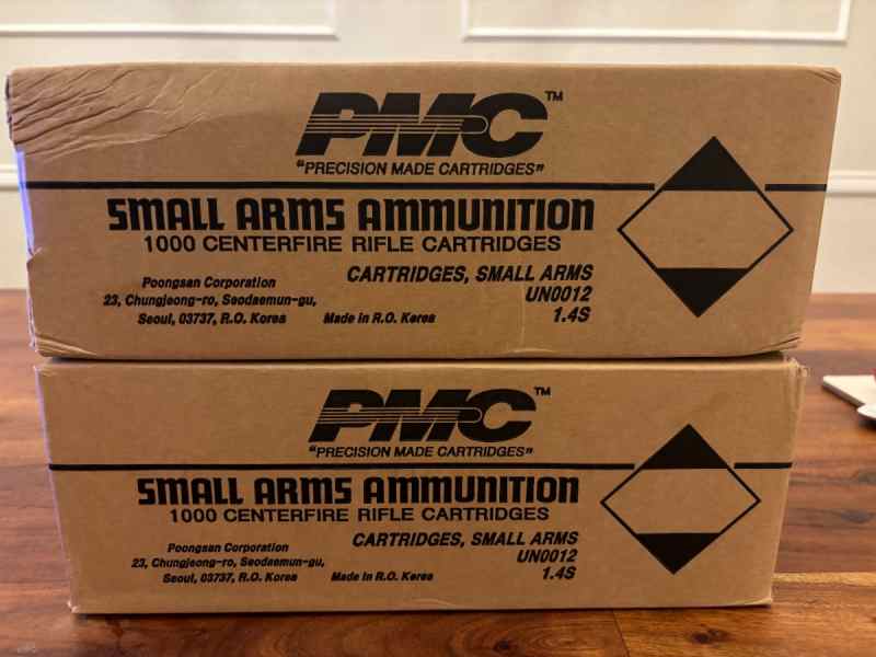 PMC X-TAC XP193 55 Grain 5.56 - 1000 Round Cases