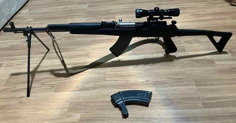 Norinco SKS Folding Stock, Ext. Mags, Optic, Bipod