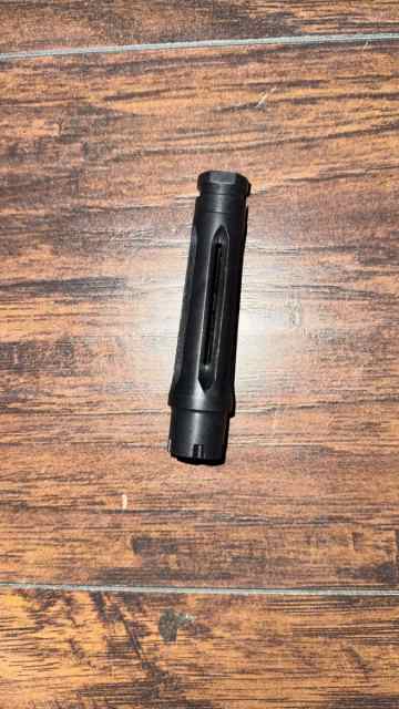 SVD style flash hider w detents 14x1LH