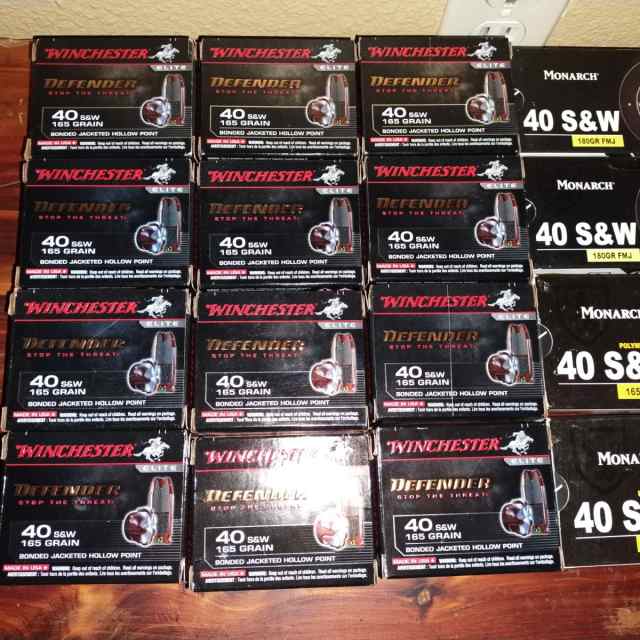 40 s&amp;w ammo for sale 325$ obo