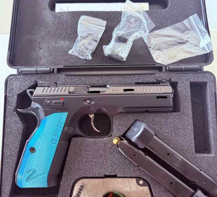 CZ Shadow 2 Black and Blue 
