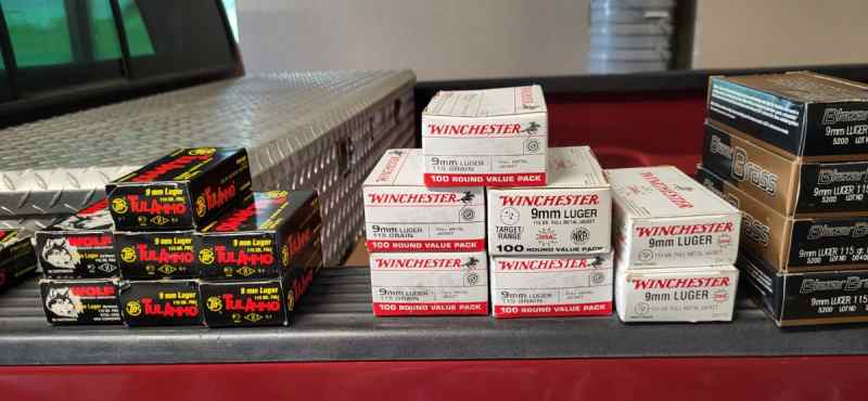 9mm factory ammo 