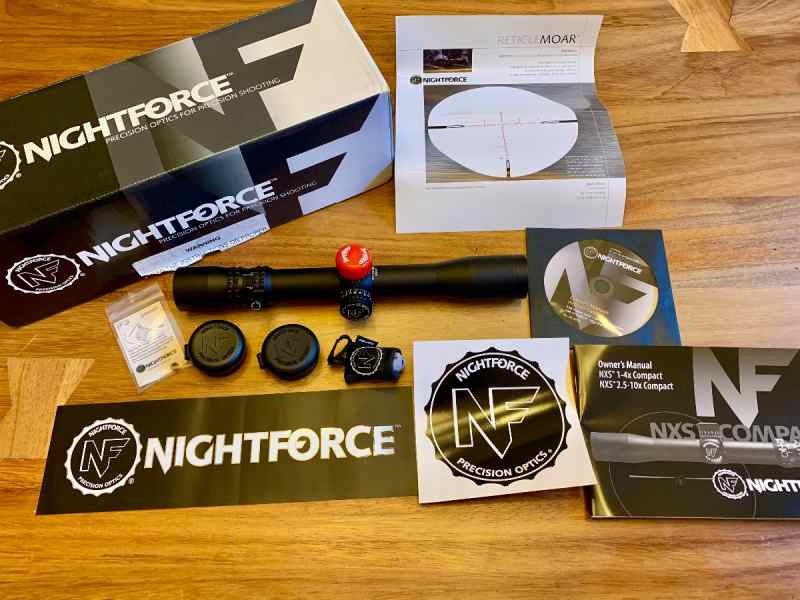 Nightforce NXS 2.5-10x32 ZeroStop MOAR Riflescope