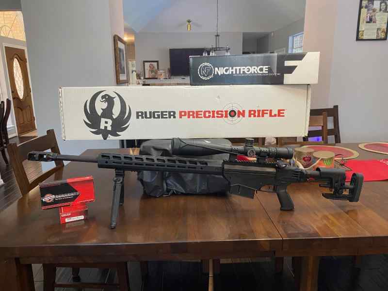 Ruger Precision Lapua Rifle with Nightforce Scope 