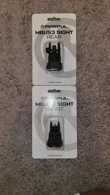 Magpul MBUS 3 Front &amp; Rear Sight Set 