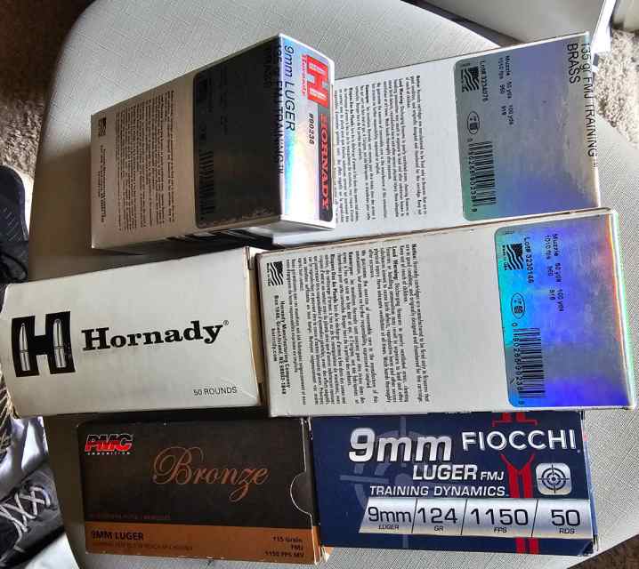 300 rounds of 9mm 