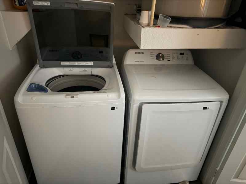 Samsung washer and dryer